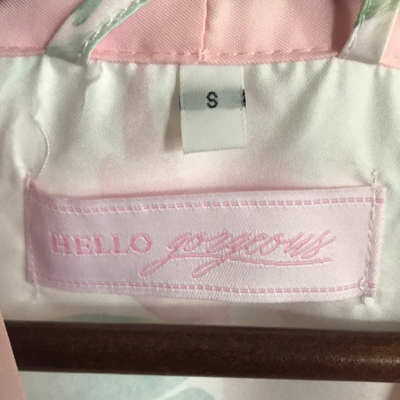 Silky Floral Bridal Robe - Picture 2 of 2